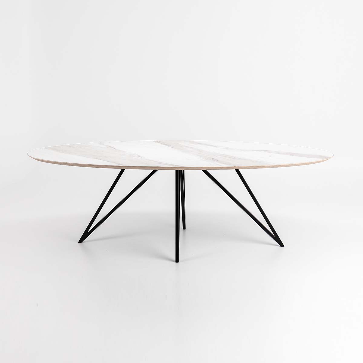 callisto keramiek rechthoek spin poot design tafel keramiek